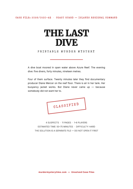 The Last Dive